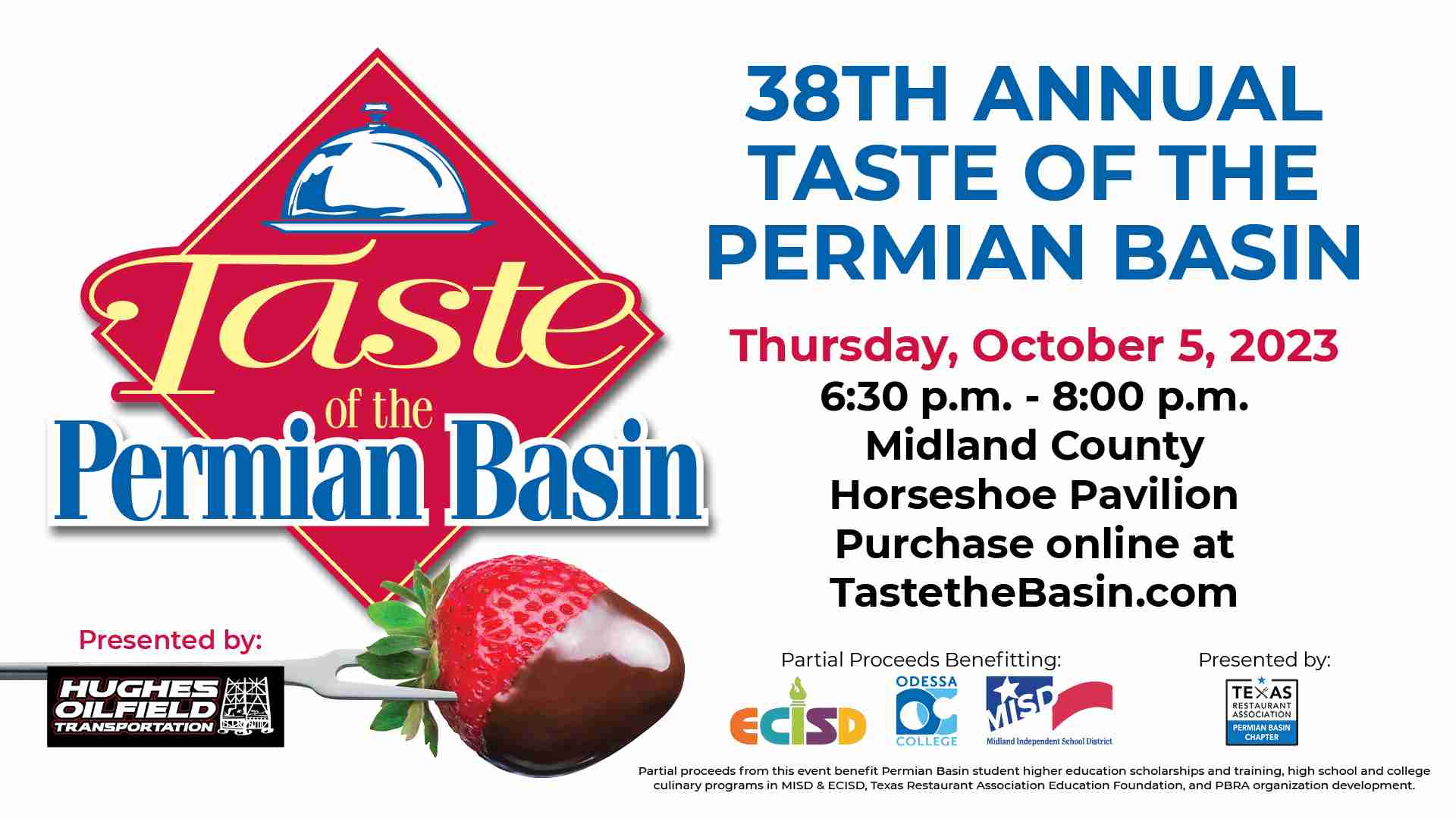 Taste of the Permian Basin at Midland County Horseshoe Pavilion on October 5, 2023 in Midland, TX.