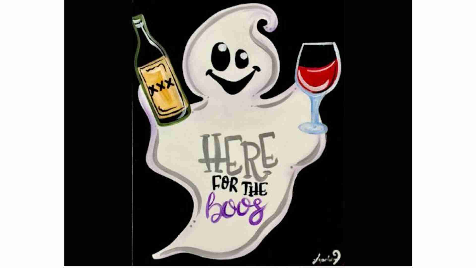 Here for the Boos at Cheers to Paint on October 25, 2023 in Odessa, TX