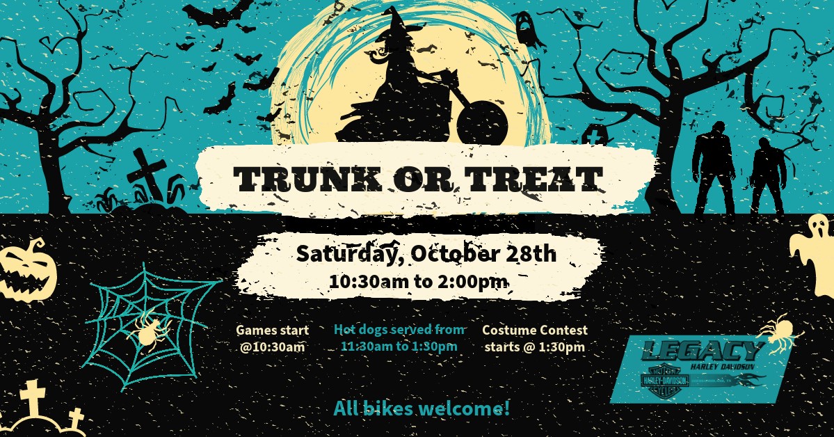 Trunk or Treat at Legacy Harley Davidson on October 28, 2023