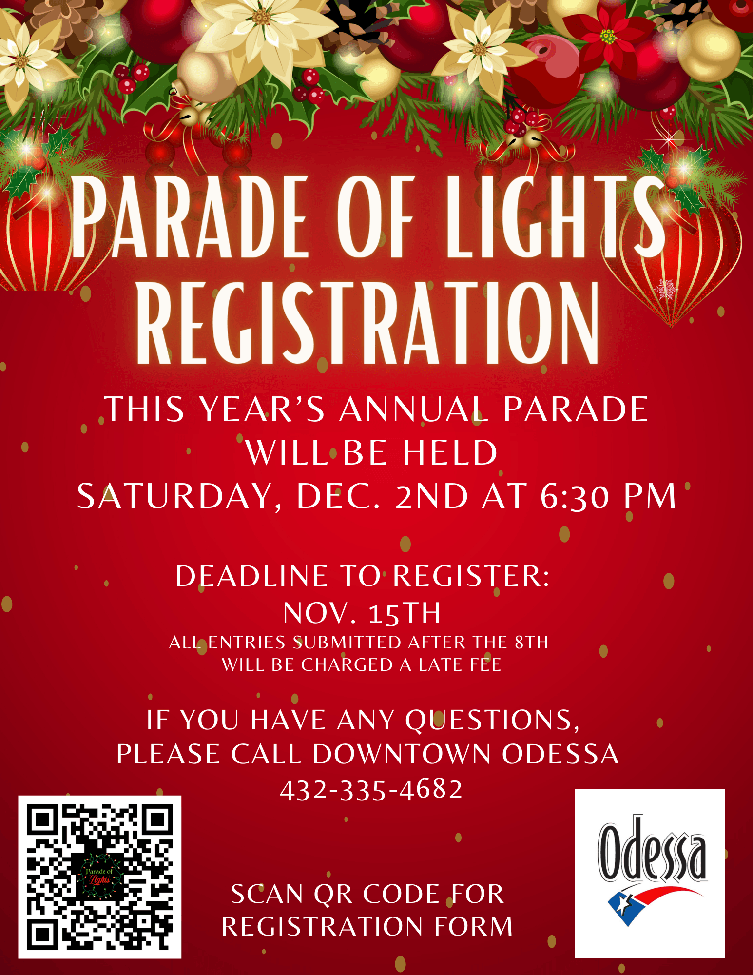 Odessa TX Christmas Parade of Lights 2023