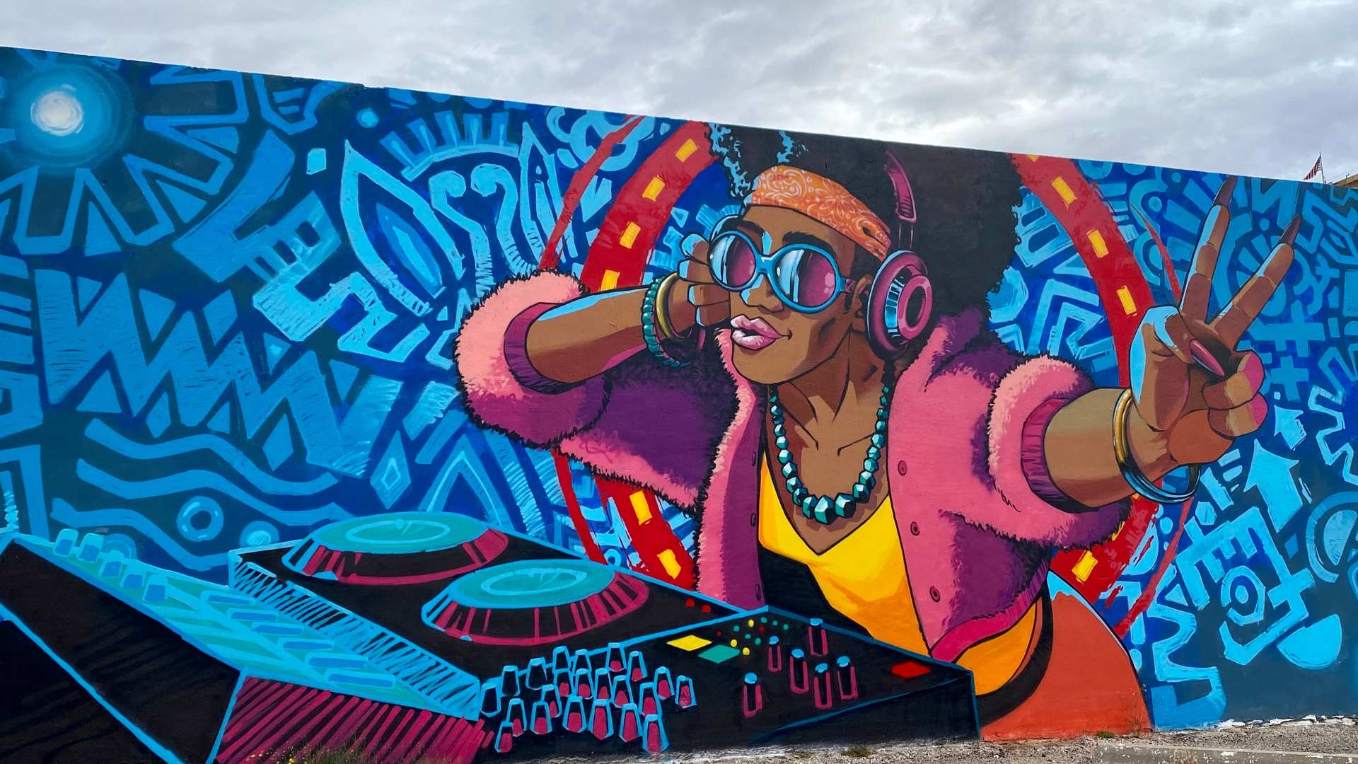 Bespectacled Mural By Dan Thompson in Odessa, TX