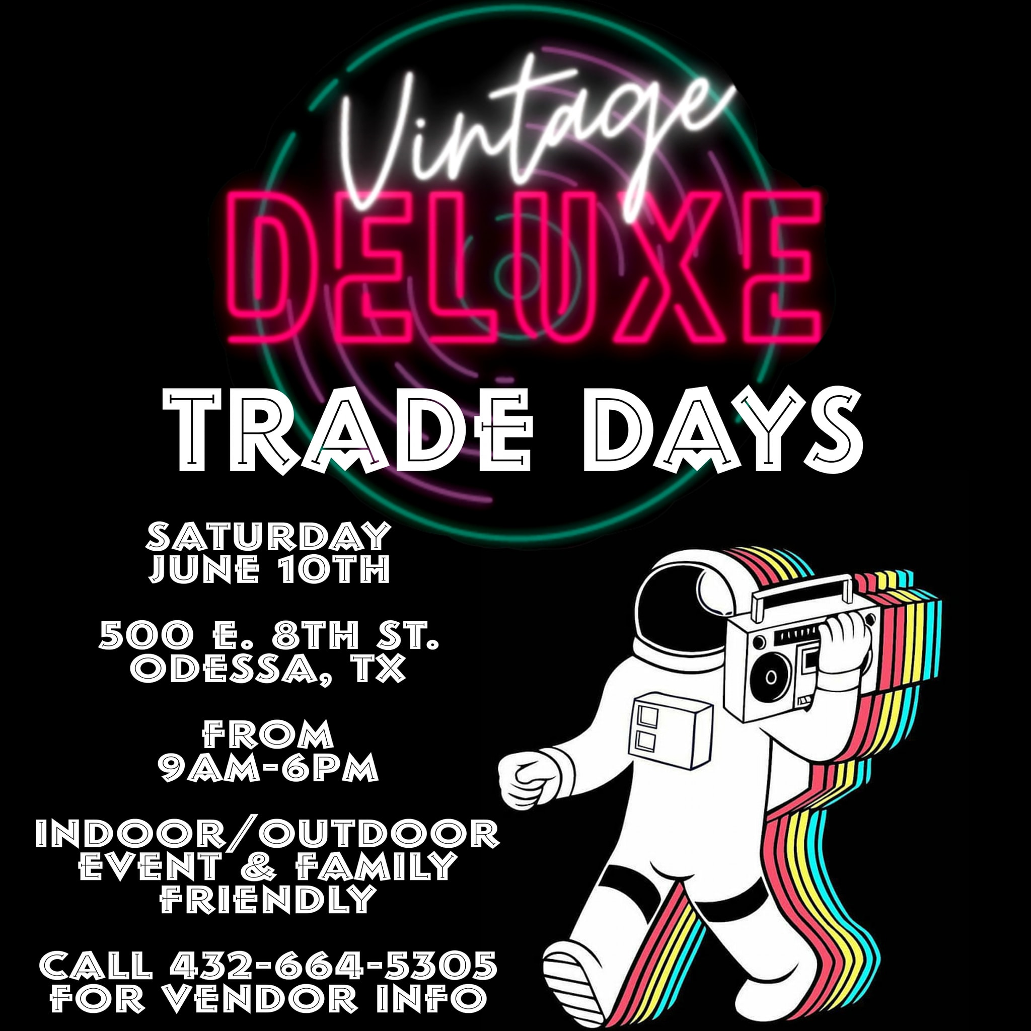 Vintage Deluxe Trade Days, June 10 , 2023