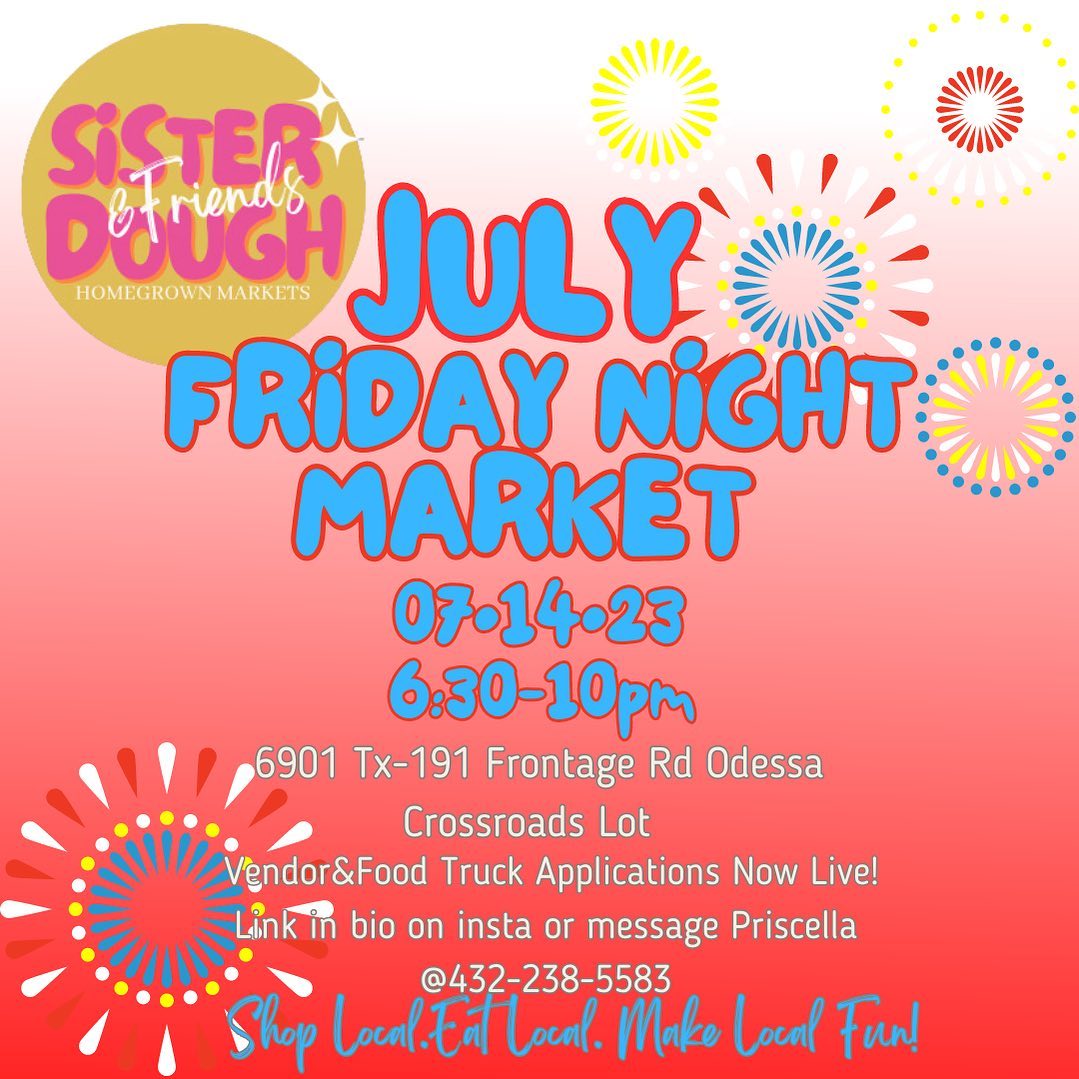 SisterDough Friday Night Market in Odessa, TX