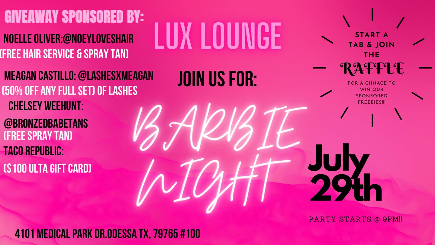 Barbie Night at LUX Lounge