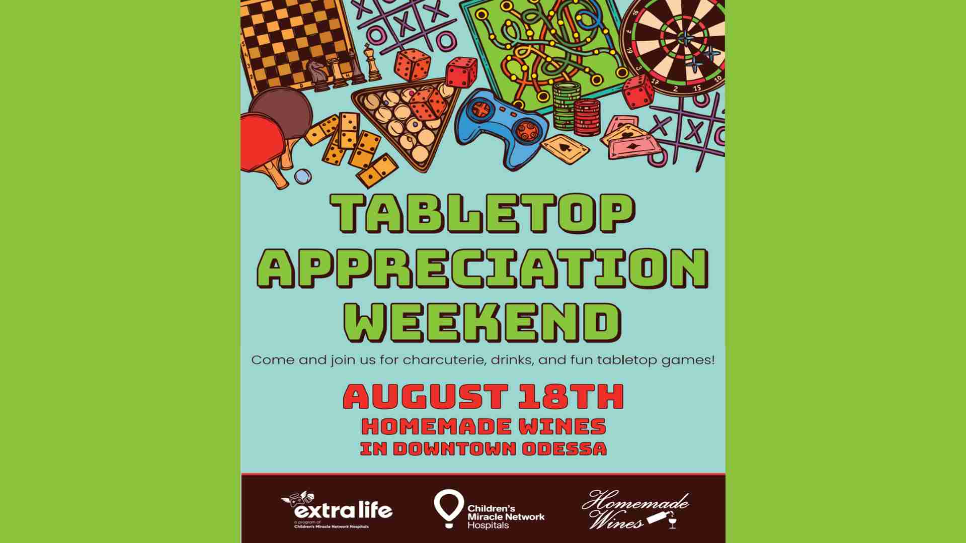 Tabletop Appreciation Weekend on August 18, 2023 in Odessa, TX