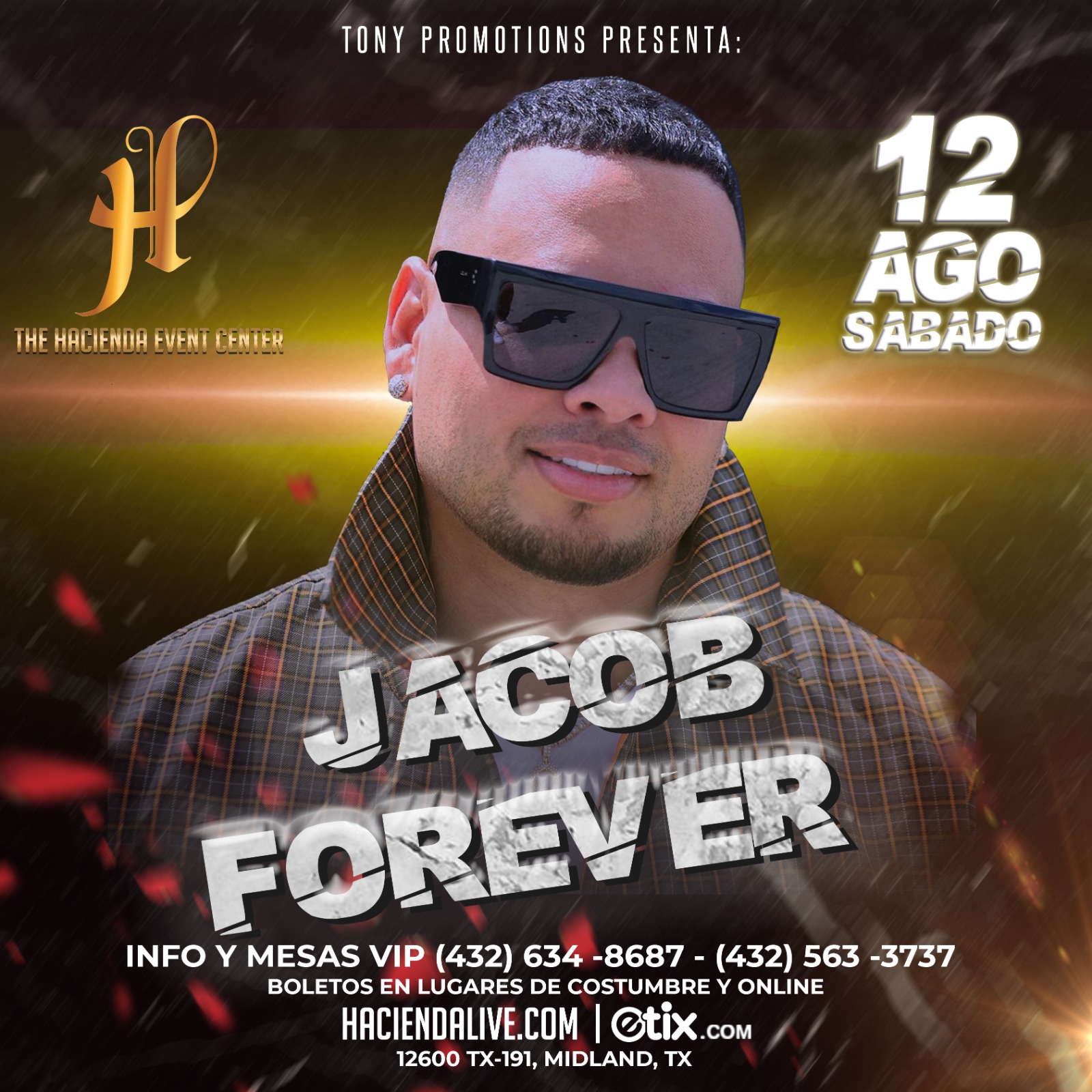 Jacob Forever at La Hacienda Event Center on August 12, 2023