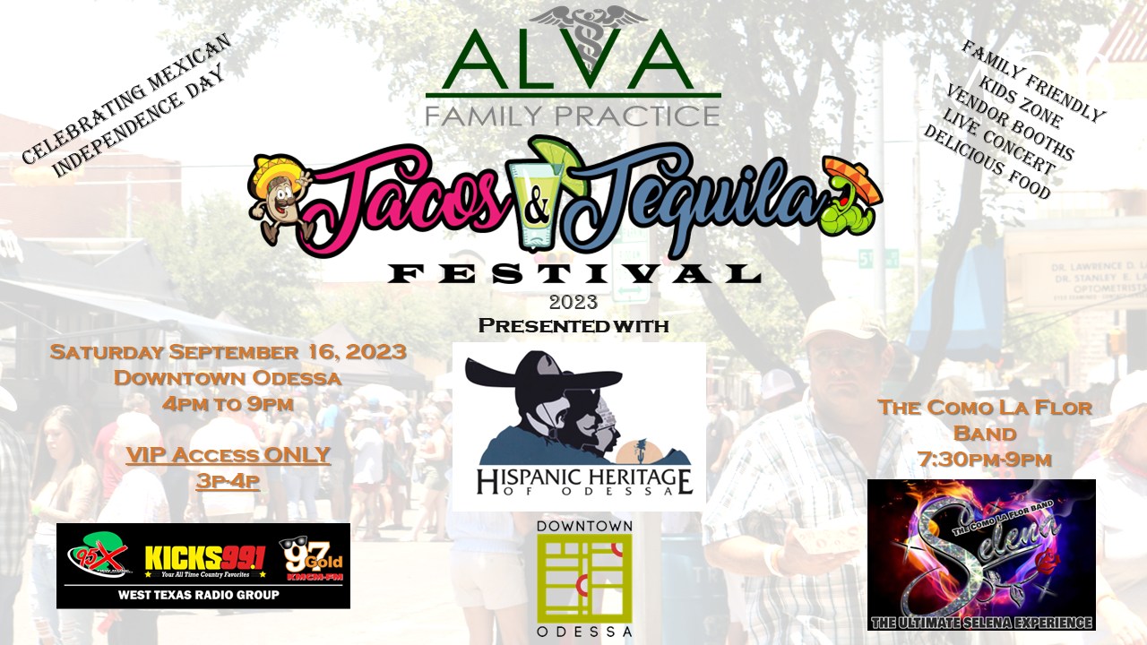 Tacos and Tequila Festival on September 16, 2023 in Downtown Odessa, Texas.