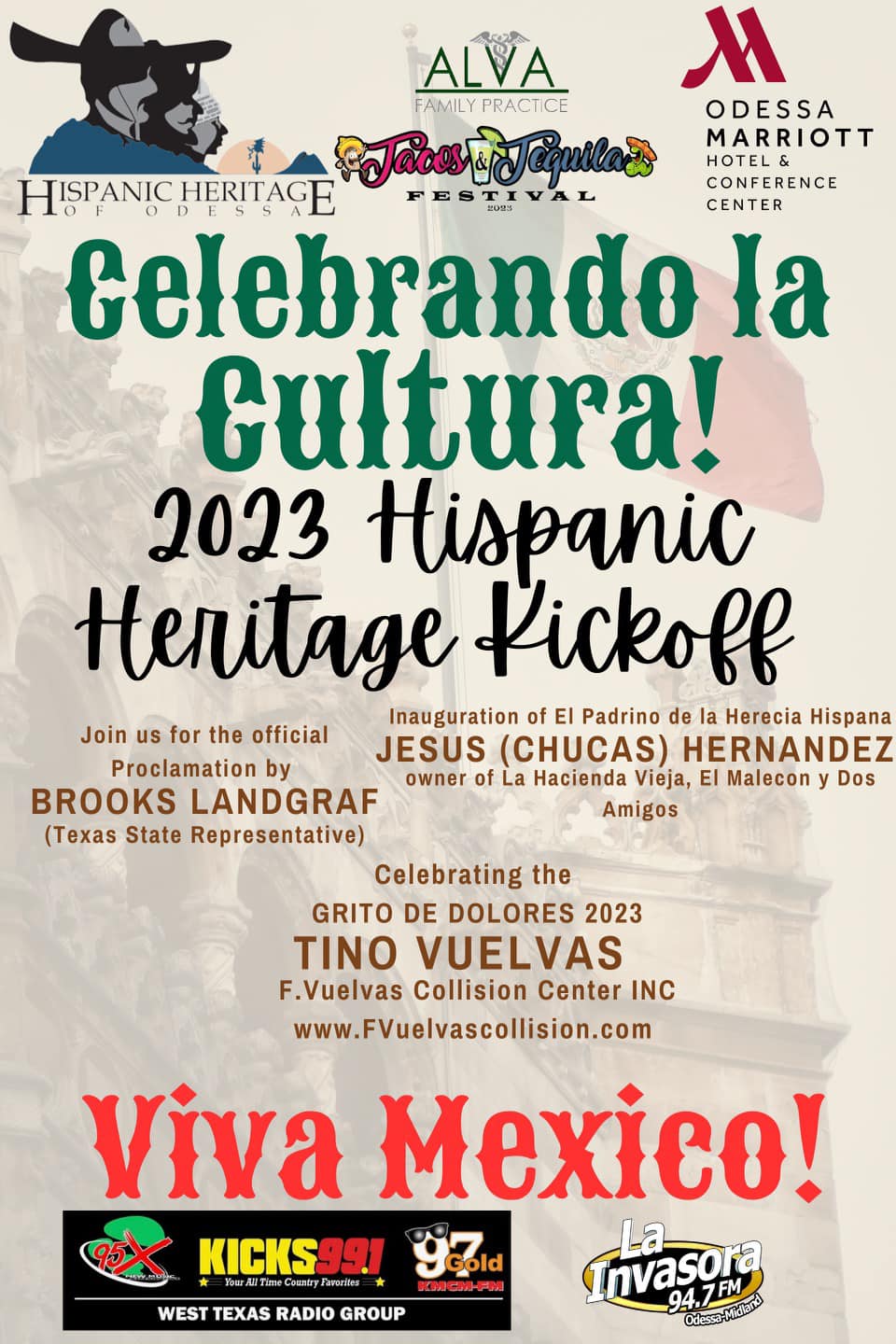 Hispanic Heritage Grito De Delores Kick-Off & Awards