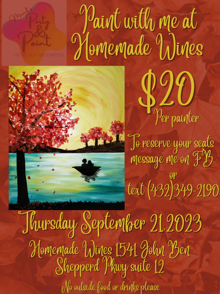 Paint With Me at Homemade Wines