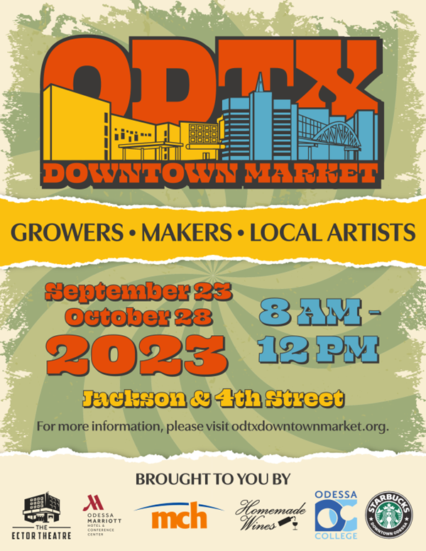 ODTX Downtown Market at Downtown September 23, 2023 in Odessa, TX