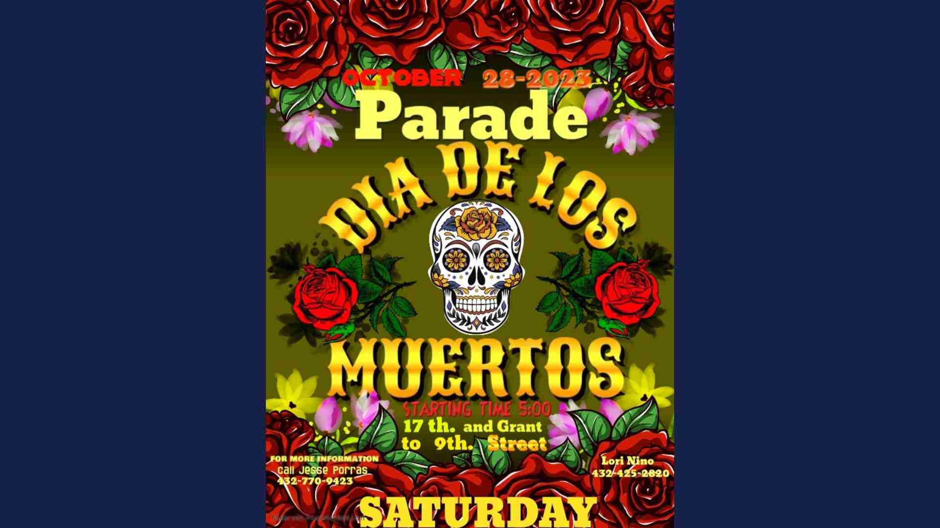 Dia De Los Muertos Parade on October 28, 2023 in Odessa, TX