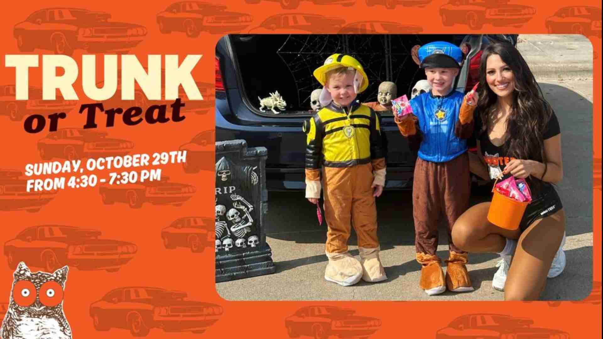 Trunk or Treat at Hooters on October 29, 2023 in Odessa, TX