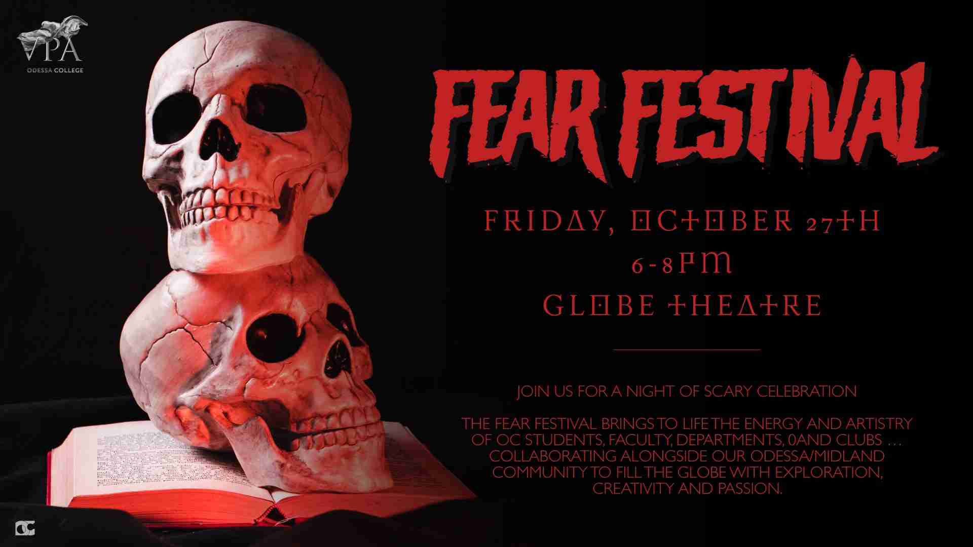 Fear Festival at The Globe Theatre on October 27, 2023 in Odessa, TX