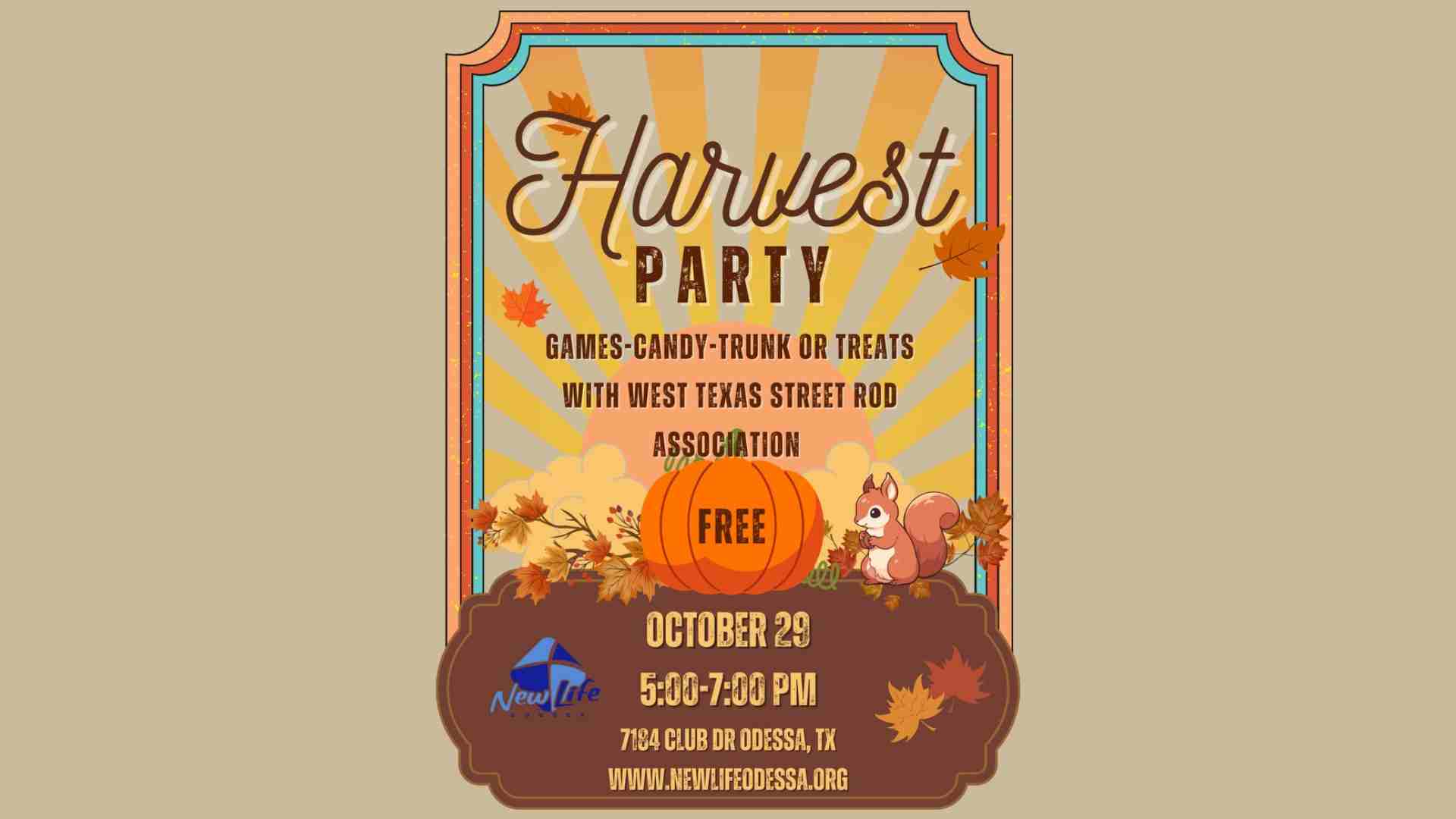 Harvest Party at New Life Church on October 29, 2023 in Odessa, TX