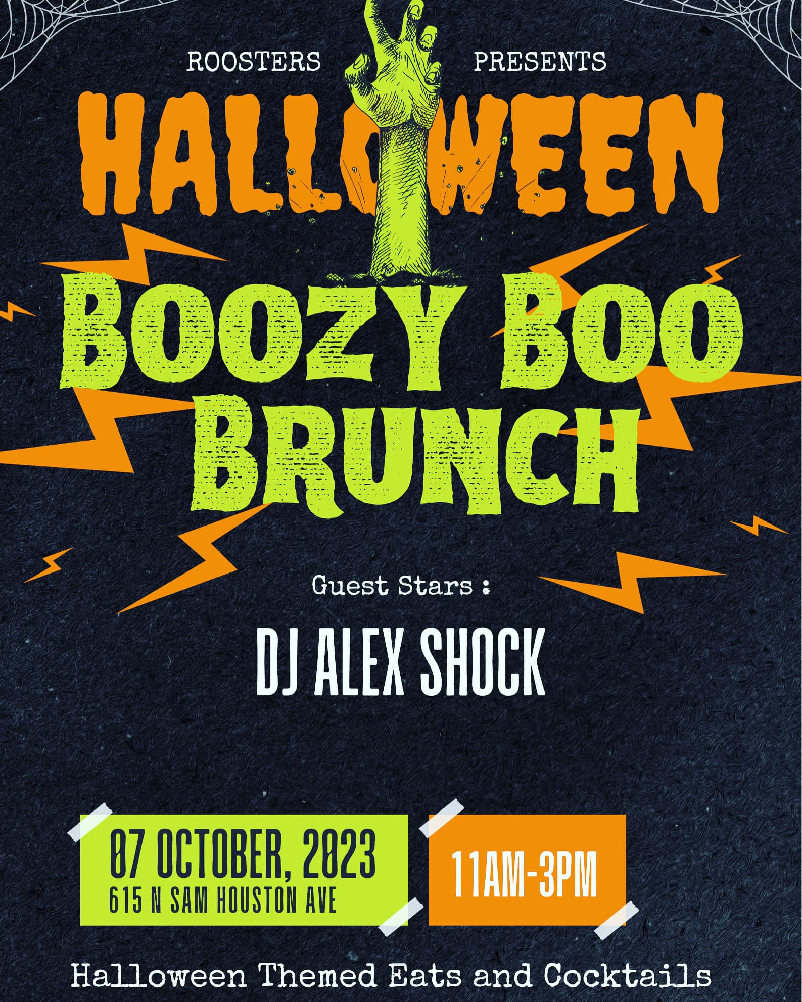 Halloween Boozy Boo Brunch at Roosters