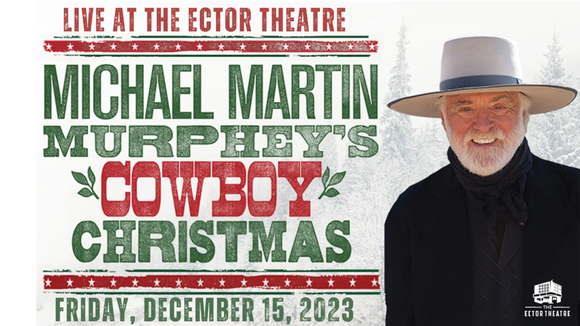 Michael Murphy at The Ector Theatre on December 15, 2023