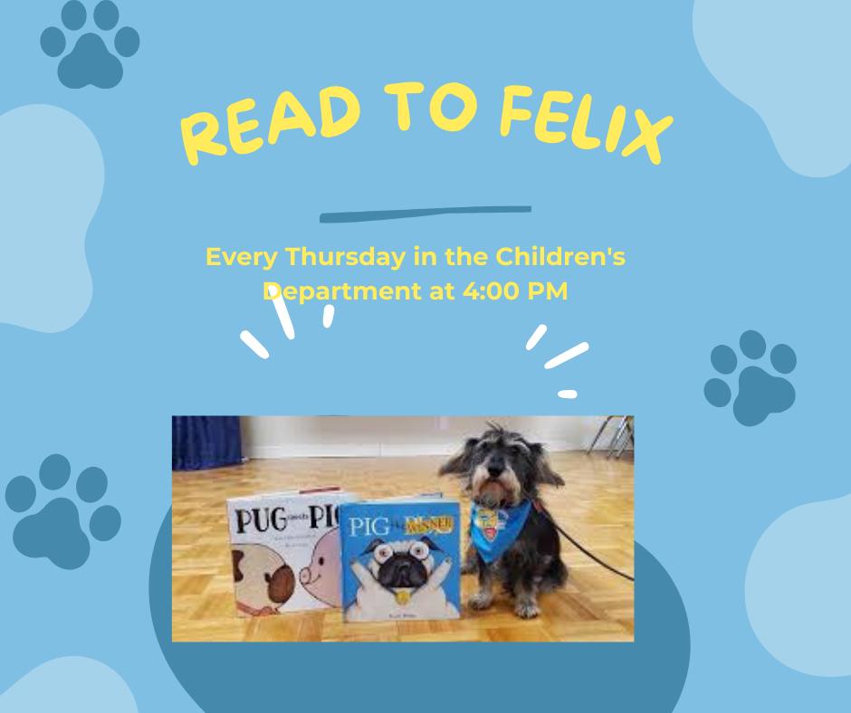 Read To Felix at the Ector County Library