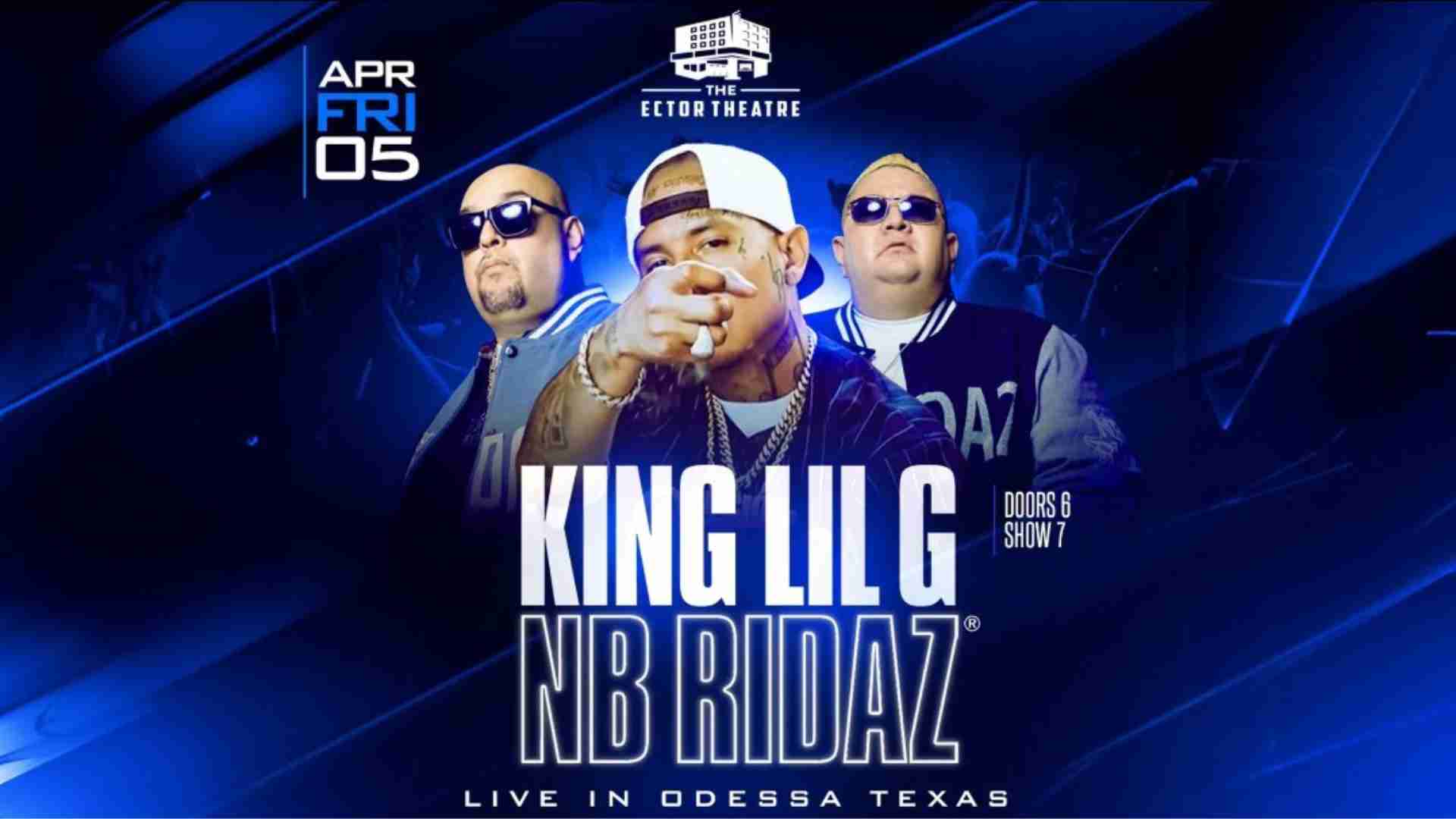 King Lil G & NB Ridaz at Ector Theatre