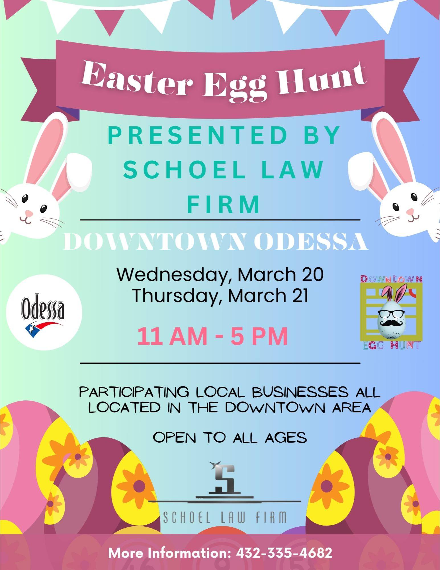 Downtown Odessa Easter Egg Hunt 2024
