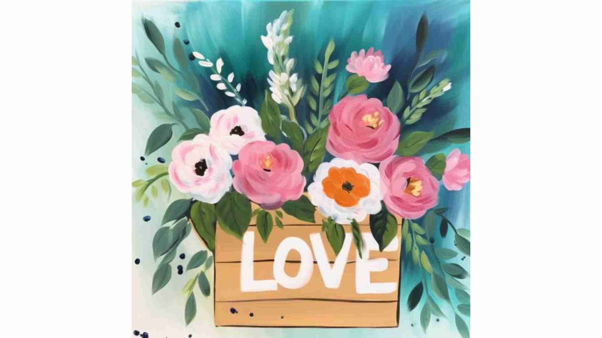 Flower Box at Cheers to Paint