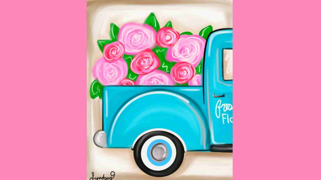 Fresh Flowers Truck