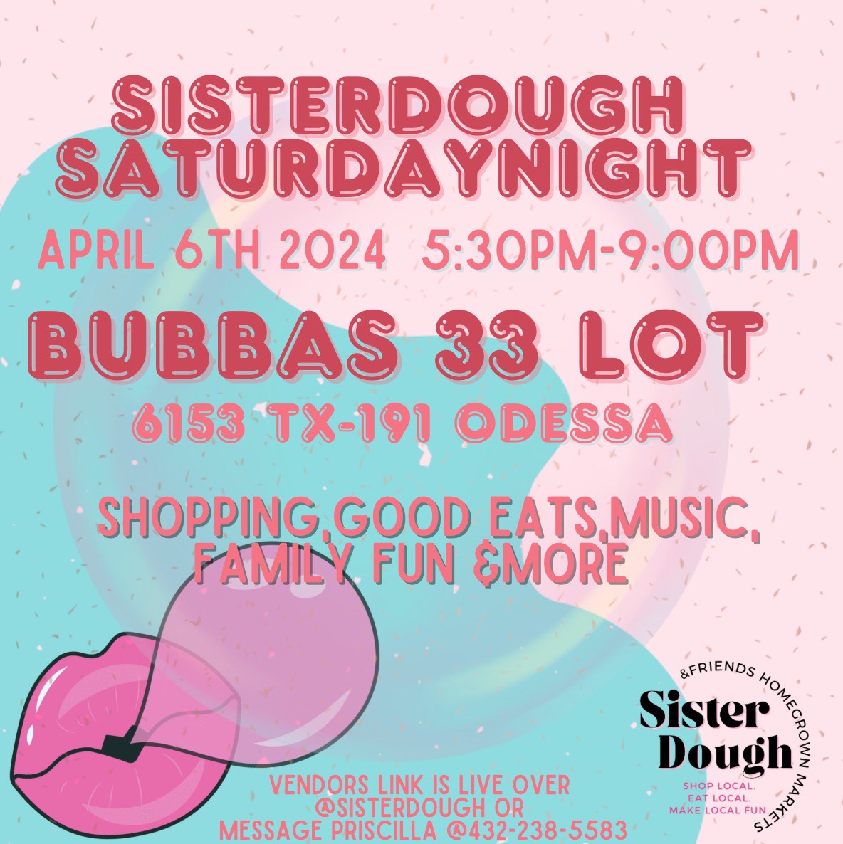SisterDough Saturday Night Market