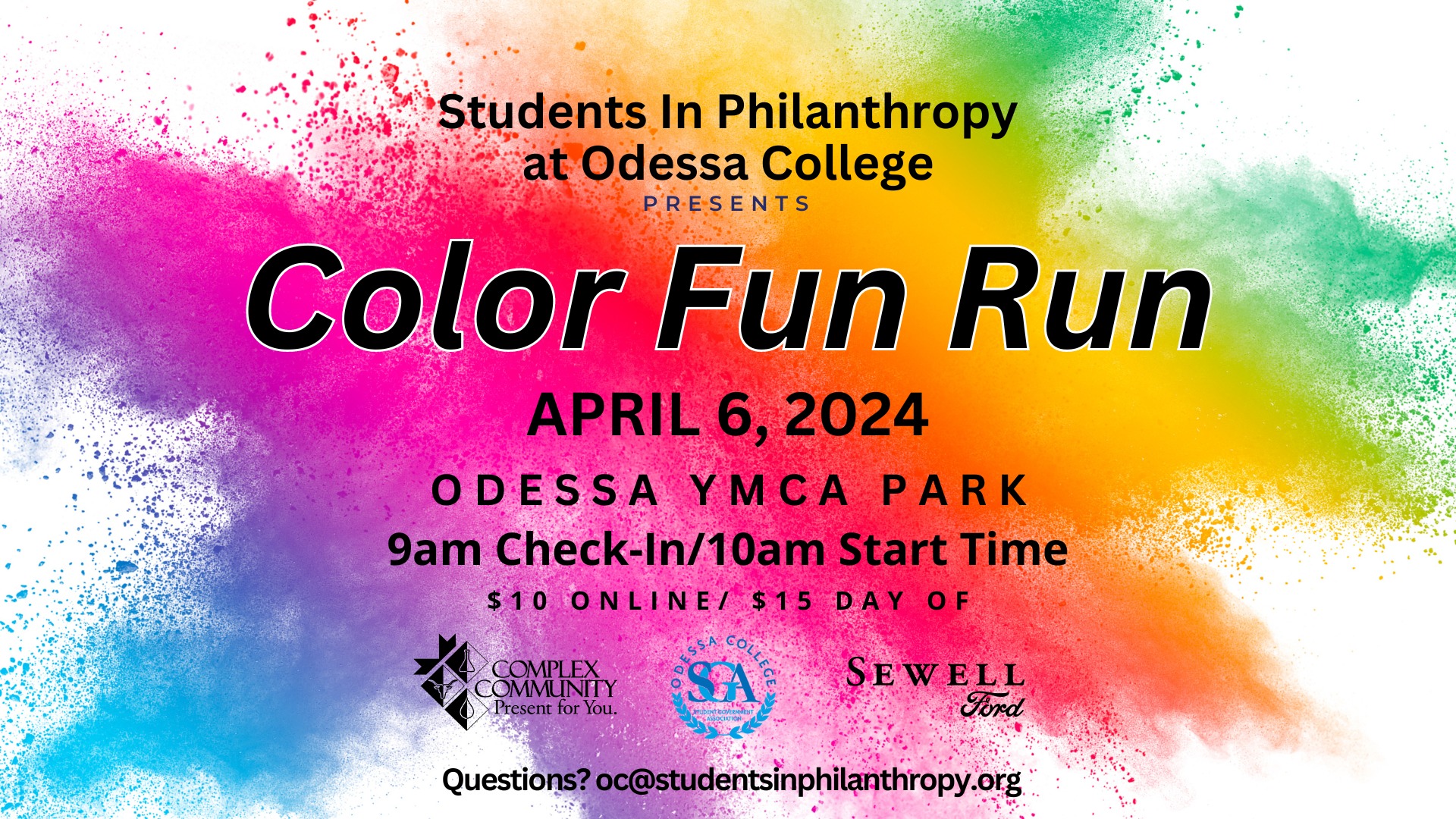 Color Fun Run at Odessa YMCA